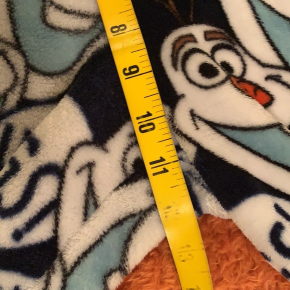 DISNEY Olaf Snowman Small PJ Bottoms Jammie Pants with ribbon tie at waist - Picture 12 of 15